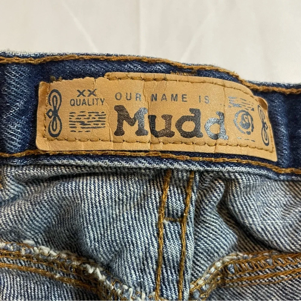 Mudd Women's Straight Leg Jeans‎ - Dark Blue